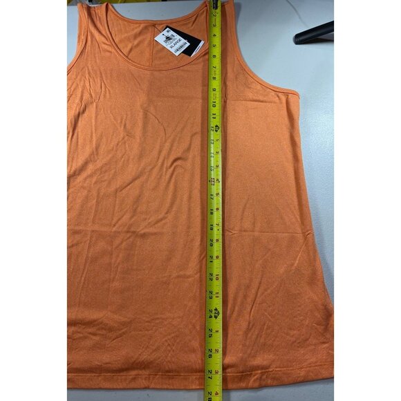 Ideology Womens Orange Shock Tank Top X-Large Lightweight Sleeveless Shirt - Picture 5 of 10